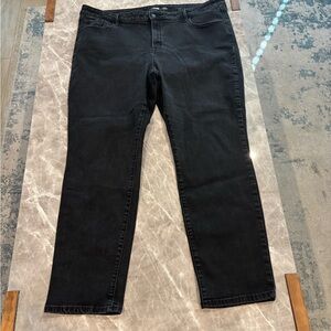 Old Navy Power Slim Straight Jeans - Black